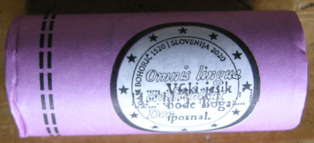 斯洛文尼亚. 2 Euro 2020 "Adam Bohoric" (25 stuks) in rol  (没有保留价) #1.0