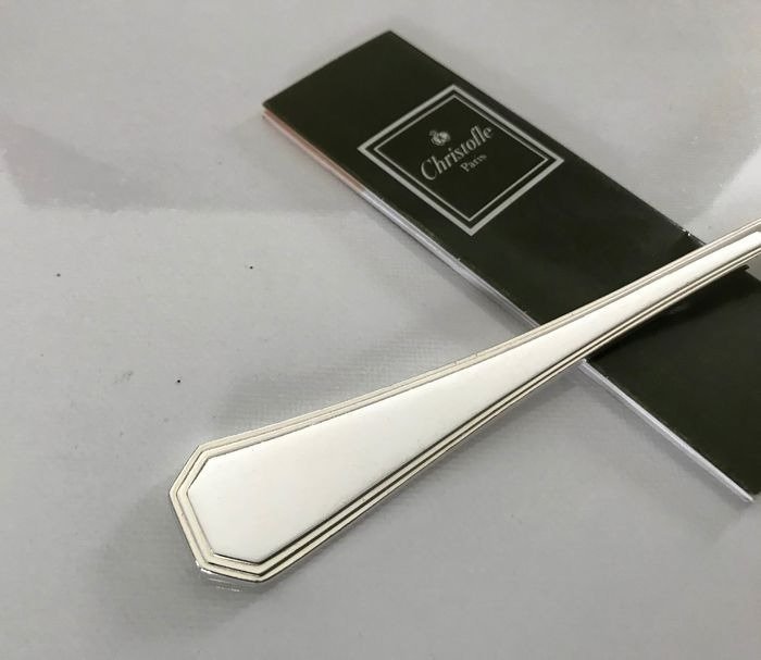 Christofle - Christofle America 20.5 cm - 勺子 (12) - 美国 - 镀银 #3.1
