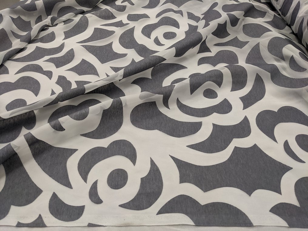 Splendido tendaggio lavorazione Devorè Tessitura Miglioretti - Tissu de rideau  - 720 cm - 300 cm #1.1