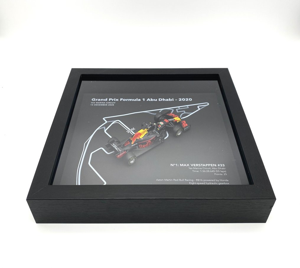 Artwork - Aston Martin - Max Verstappen - GP F1 Abu Dhabi 2020, Y-as Marina Circuit Abu Dhabi #1.0