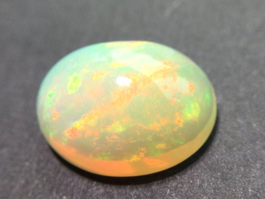 Lys gul Krystall opal - 3.11 ct #3.1