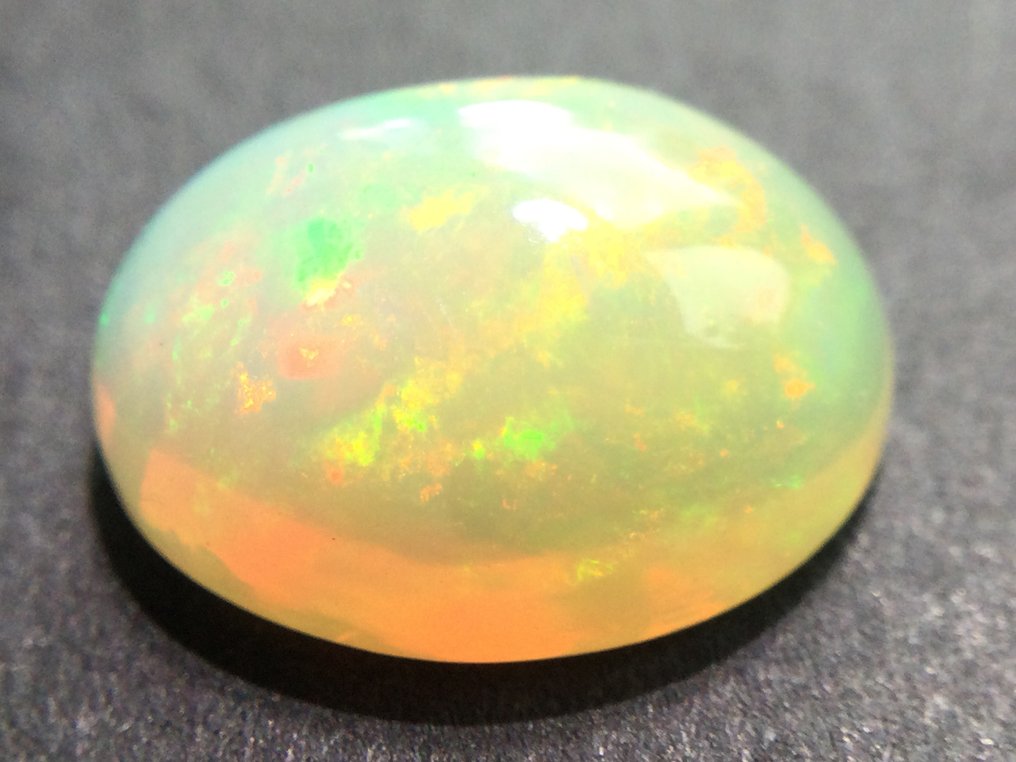 Lys gul Krystall opal - 3.11 ct #2.1