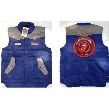 滾石樂團 - Puffer Vest Official merchandise zip code collection Size LARG NEW - 單張黑膠唱片 - 2020 #1.0