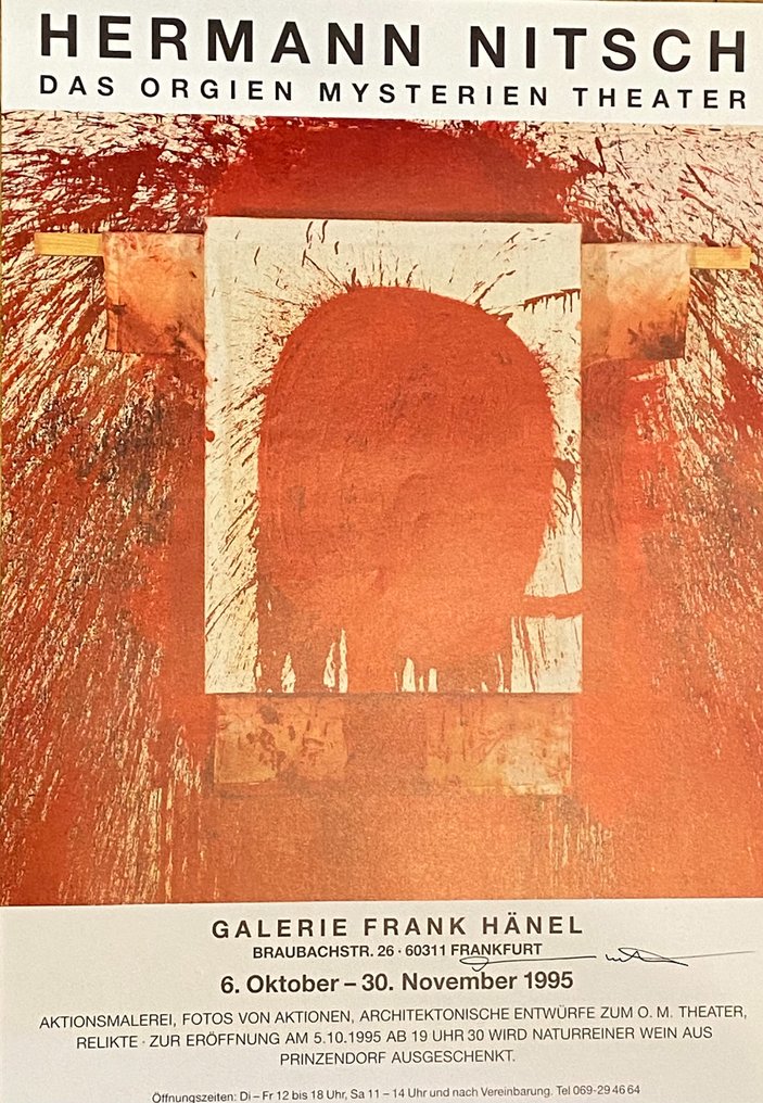 Hermann Nitsch - Das Orgien Mysterien Theater - handsigniert #1.0