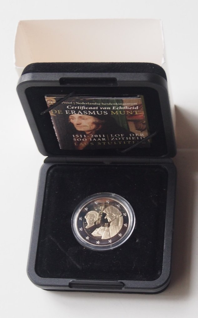 Netherlands. 2 Euro 2011 "Erasmus" Proof  (No reserve price) #1.0