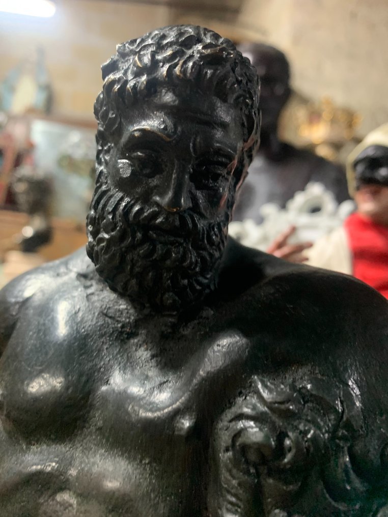 雕塑, ercole farnese - 38.5 cm - 黄铜色 #2.1