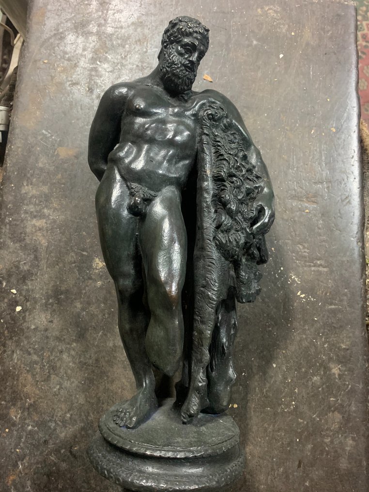 雕塑, ercole farnese - 38.5 cm - 黄铜色 #1.0