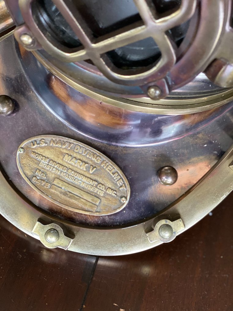 潜水头盔 - Full size 18" deluxe U.S. "Mark V" Deep Sea Divers Helmet - 钢 #3.2