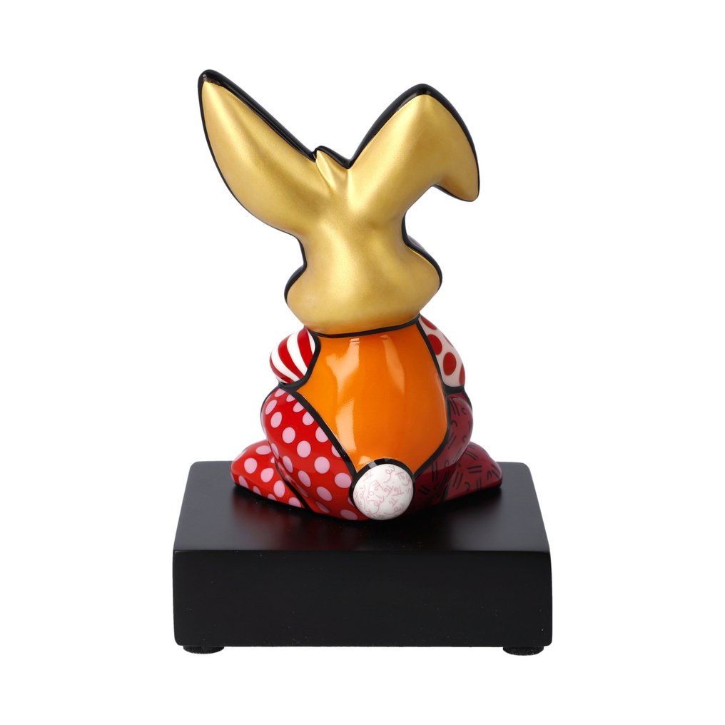 Romero Britto (1963) - Orange Rabbit #3.2