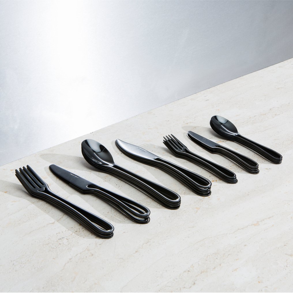 Maarten Baptist - Besteck (42) - Schwarz OUTLINE Besteck - mit Titanium beschichtet #1.0
