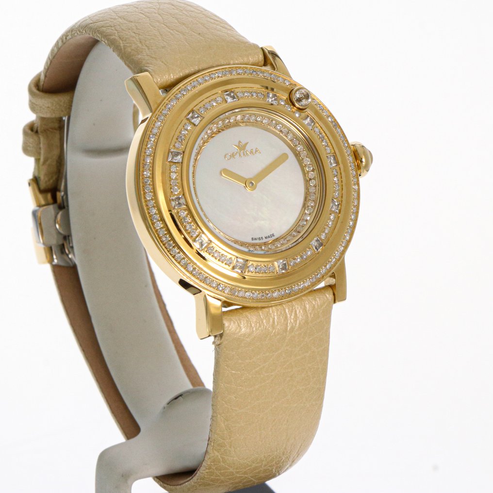 Optima - Swiss Diamond Watch - OSL296-GL-D-7 - Zonder Minimumprijs - Dames - 2010-2020 #2.1