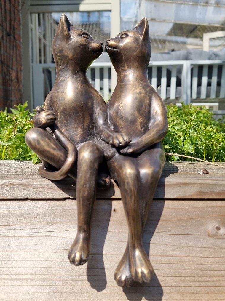 Figurine - Cats in love - Bronze #1.2