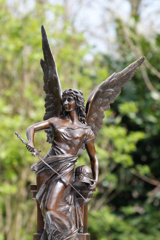 Άγαλμα, minerva - 75 cm - χάλκινο μάρμαρο #2.1