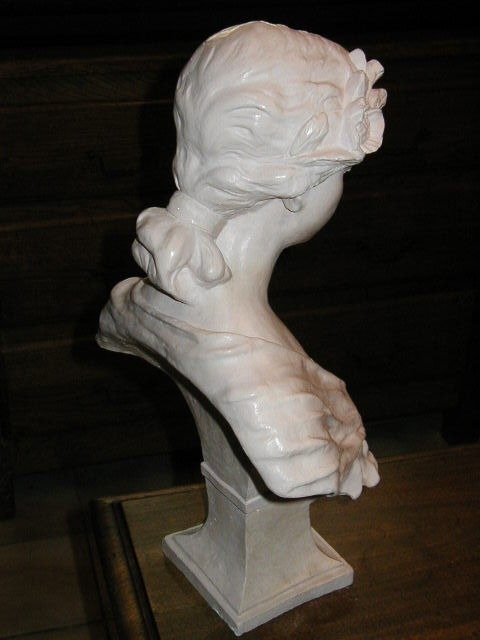 Skulptur, Marianne - 47 cm - stucoplatre #4.3