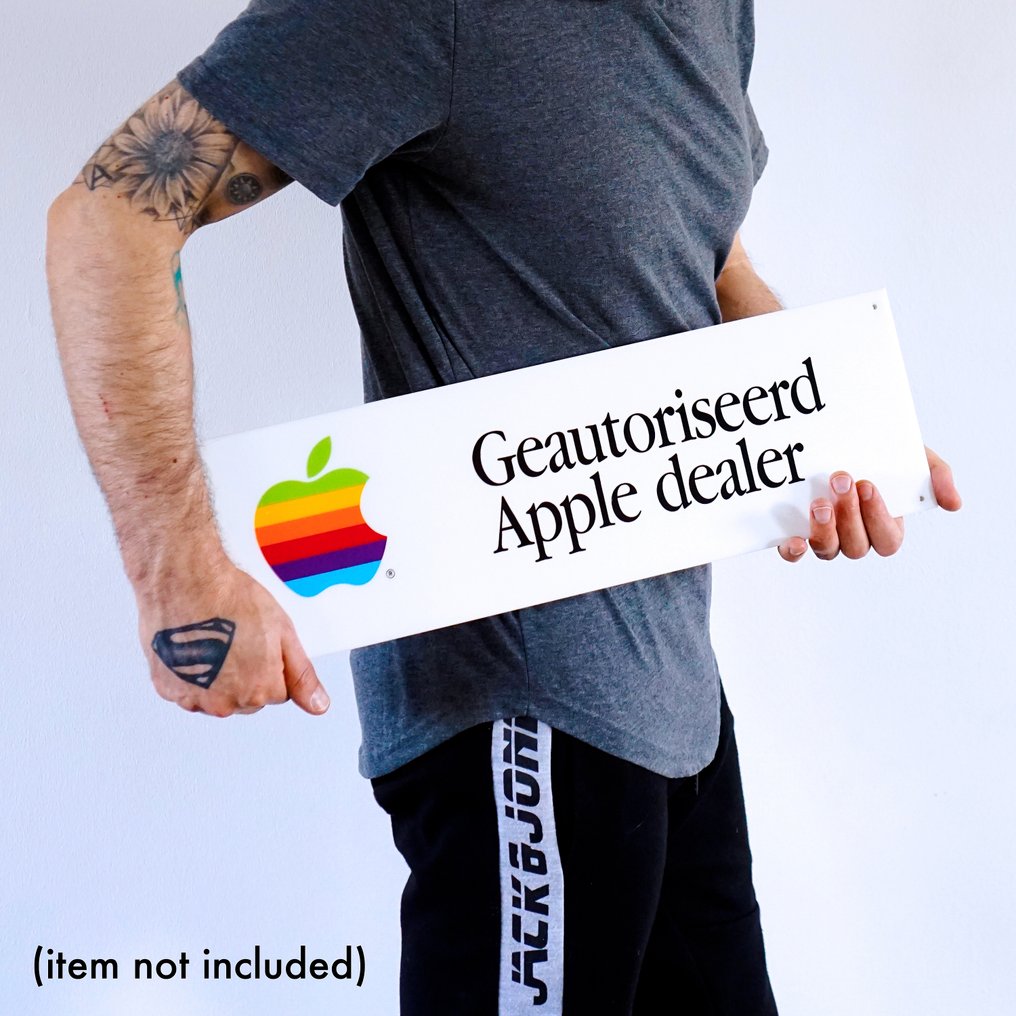 Apple Rare "Apple PowerMac G4" Promo Banner – Double-Sided - Macintosh - plakatrør til forsendelse #4.3