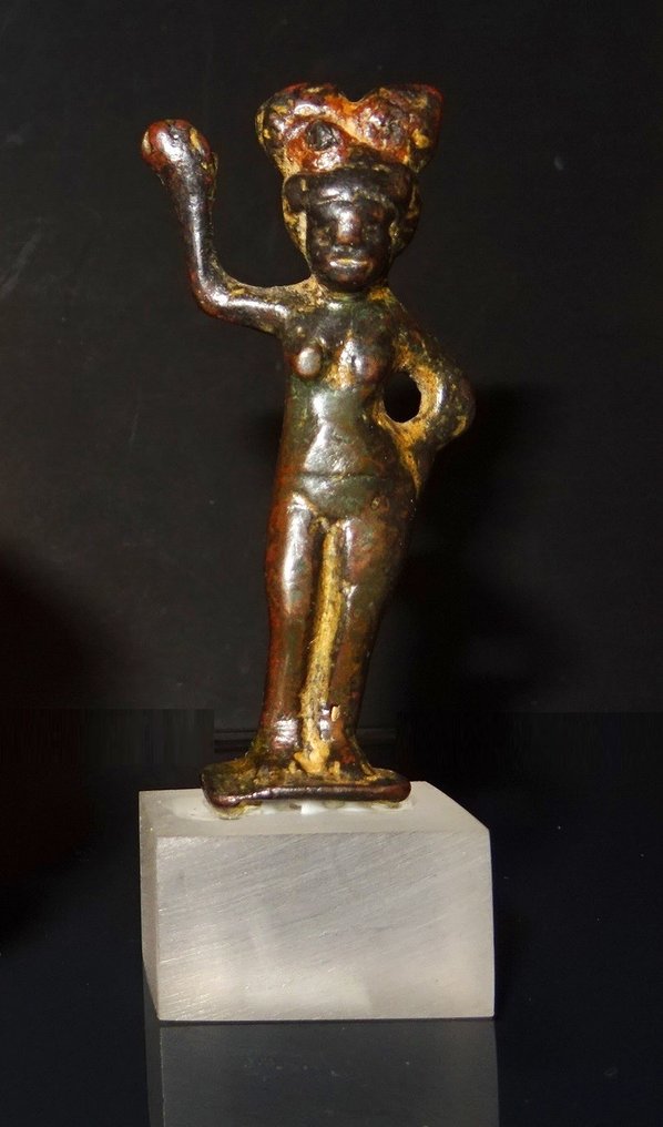 古羅馬 叙利亚-罗马时期的无耻维纳斯，铜制，公元1至2世纪，由Jean-Sylvain鉴定。 #3.2