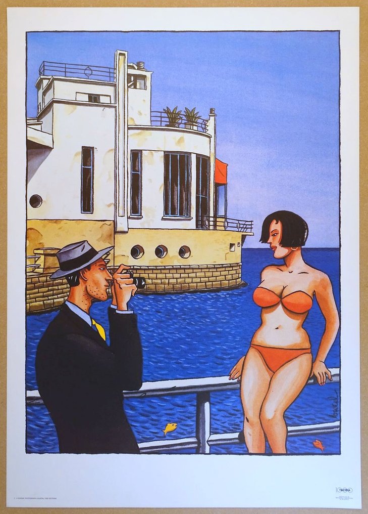 de Loustal, Jacques - 1 Offset Print - A Sunday Photograph - 1000 Editions #1.0