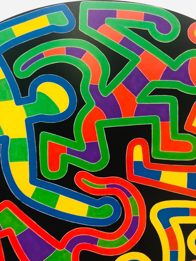 Keith Haring - Monkey Puzzle - Offset lithography- TeNeues licensed print - 2000 #3.2