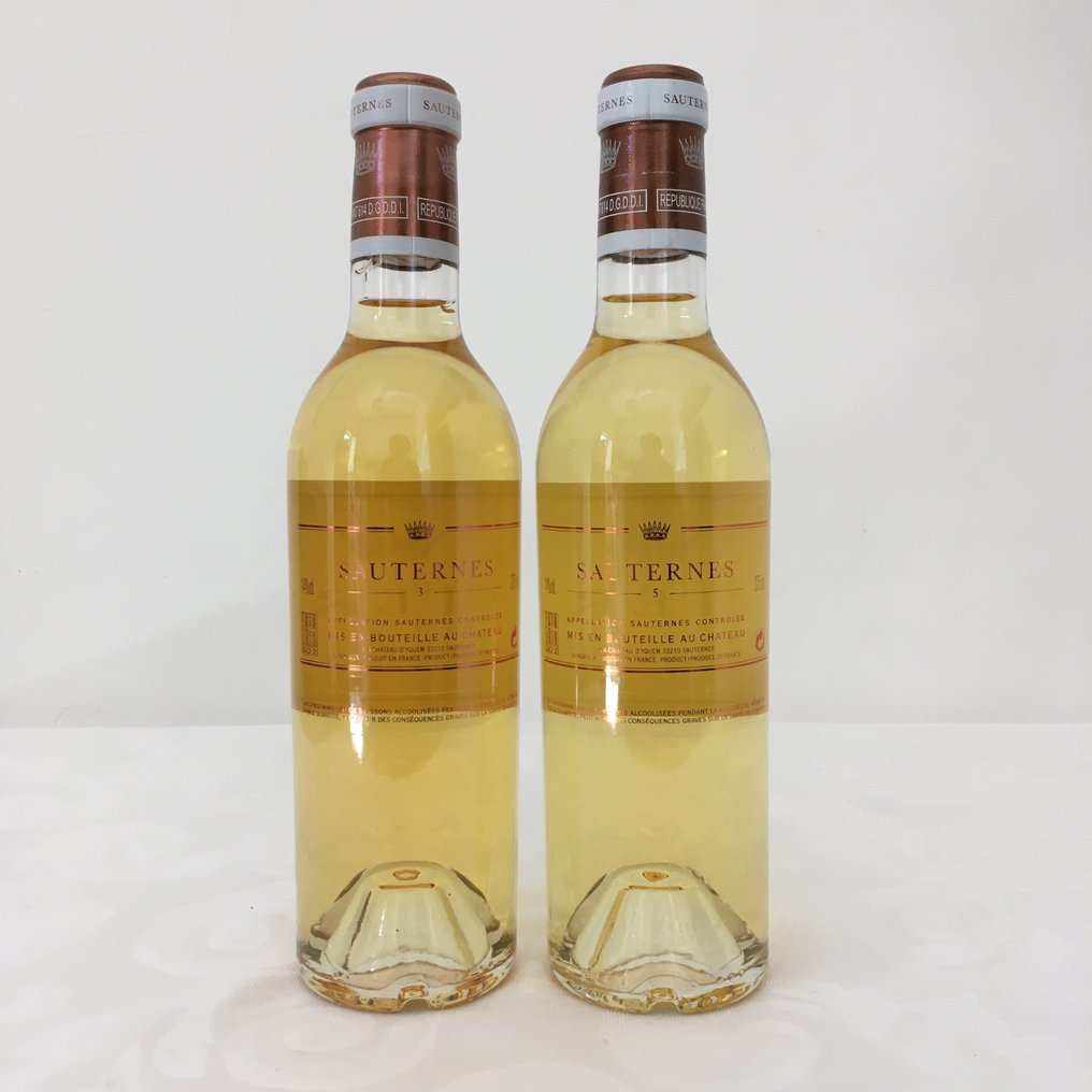 Sauternes by Château d'Yquem: "3" & "5" - Sauternes - 2 Halve flasker (0,375 L) #1.0