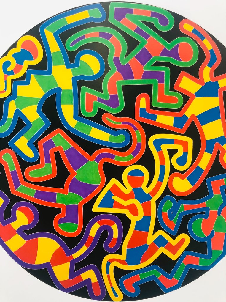 Keith Haring - Monkey Puzzle - Offset lithography- TeNeues licensed print - 2000 #2.1