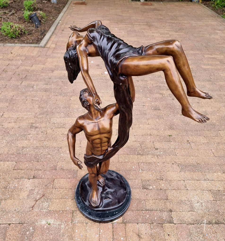 Skulptur, Dancing couple - 70 cm - Brons #3.2