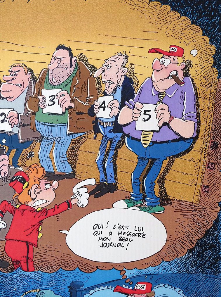 Bercovici, Philippe - 1 Offset Print - Le Boss - 2000 #3.2