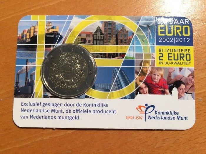 Netherlands. 2 Euro 2012/2017 (8 coincards) (No reserve price) #1.0