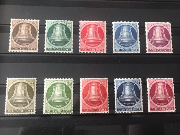 Berlijn 1950/1951 - Twee volledige jaargangen - Michel 71/86 #3.2