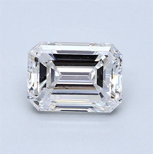 1 pcs Diamant  (Natuurlijk)  - 1.00 ct - Smaragd - E - VS1 - Gemological Institute of America (GIA) #1.2