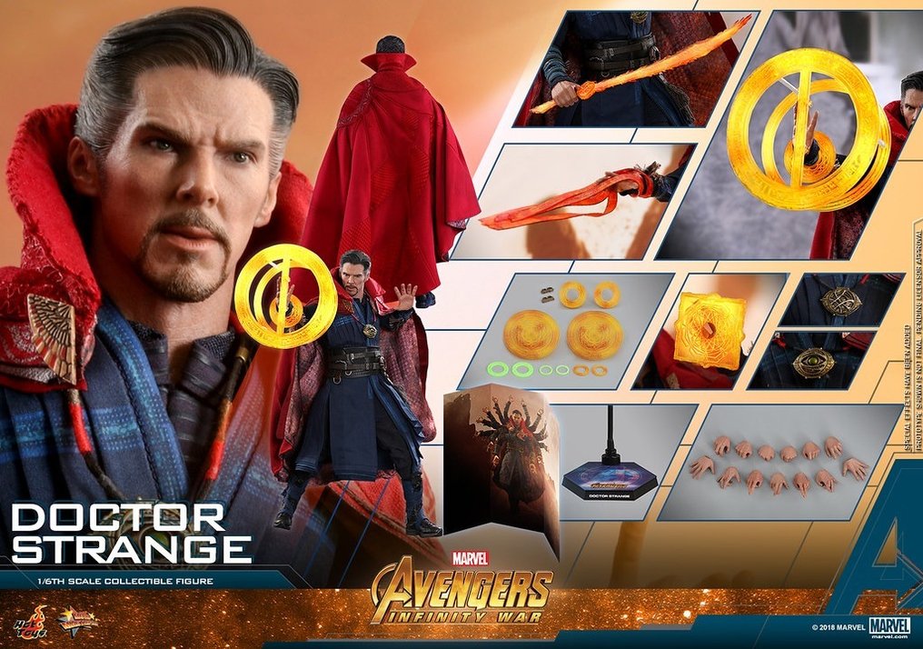 Hot Toys  - Action-Figur Doctor Strange - 2010–2020 #1.0