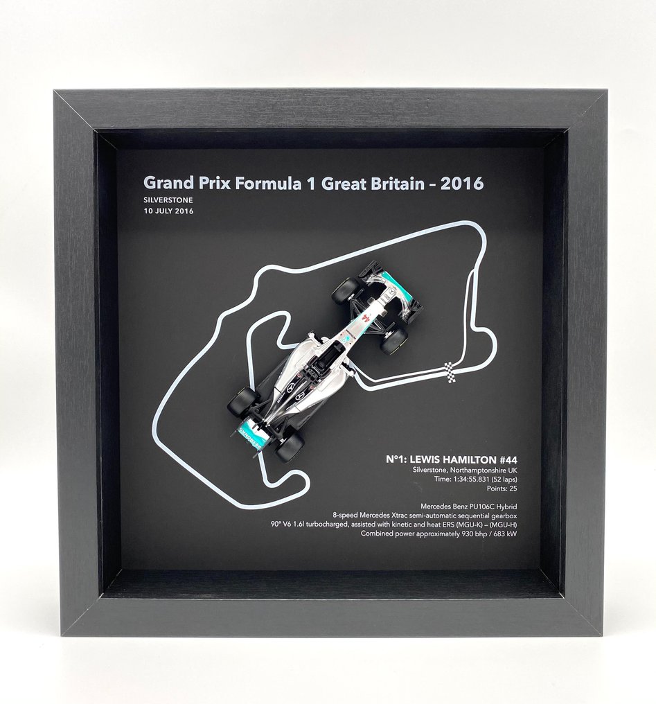 Artwork - Mercedes-Benz - Lewis Hamilton - GP F1 Great Britain Silverstone 2016 #1.0