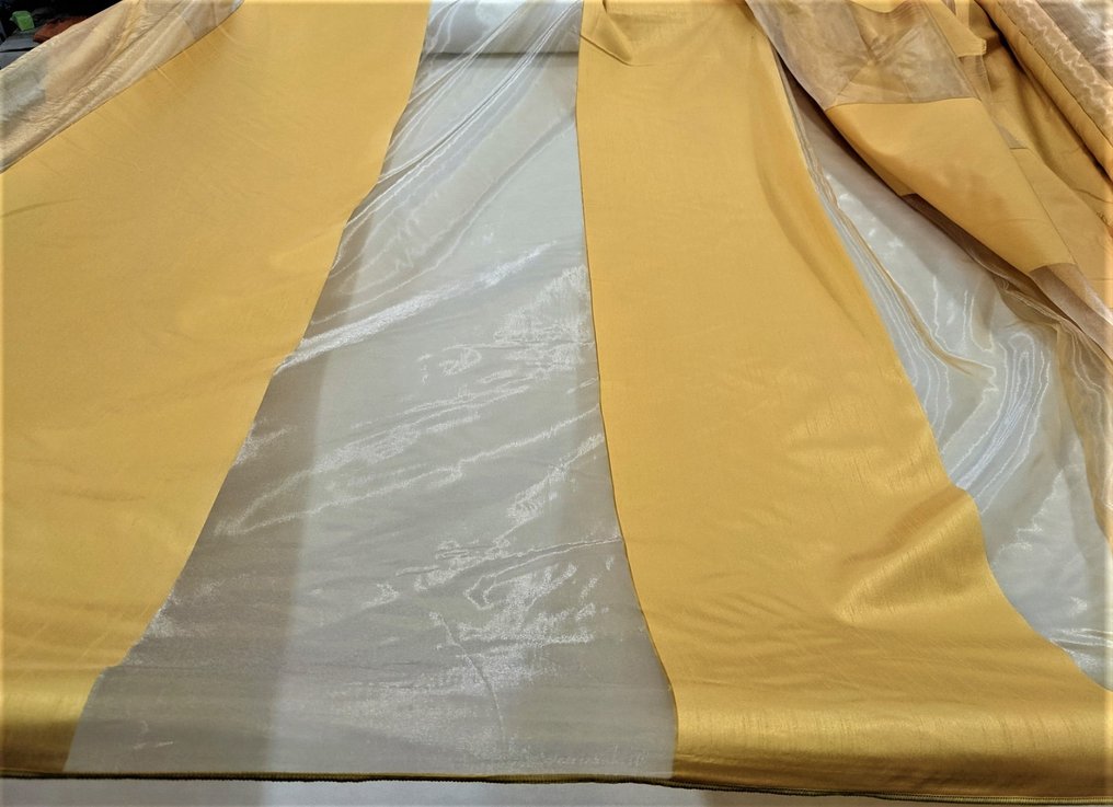 	 Particolarissimo Tessuto per tende in Organza & Shantung 610 x 300 cm - Țesătură pentru perdele  - 610 cm - 300 cm #2.1