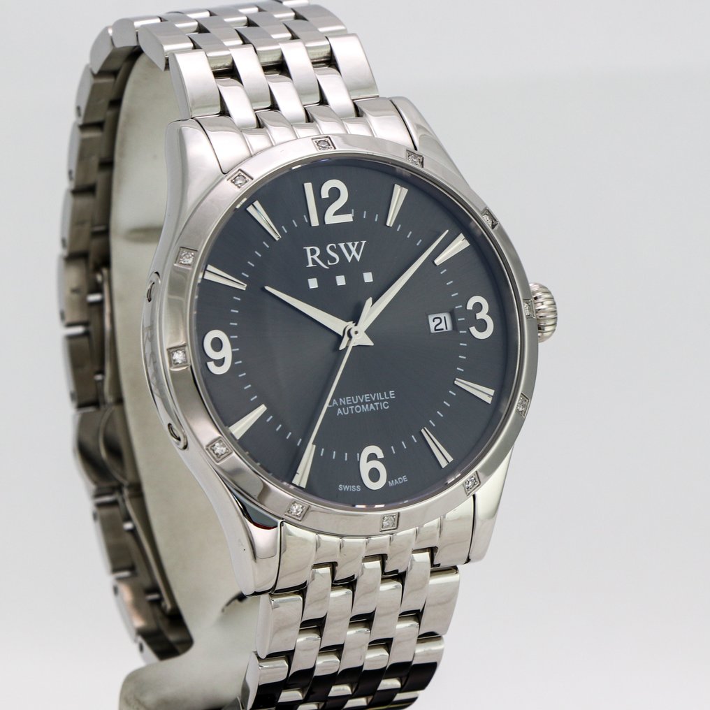 RSW - La Neuveville Diamond Automatic - RSWA111-SS-D-3 - No reserve price - Men - 2020+ #2.1