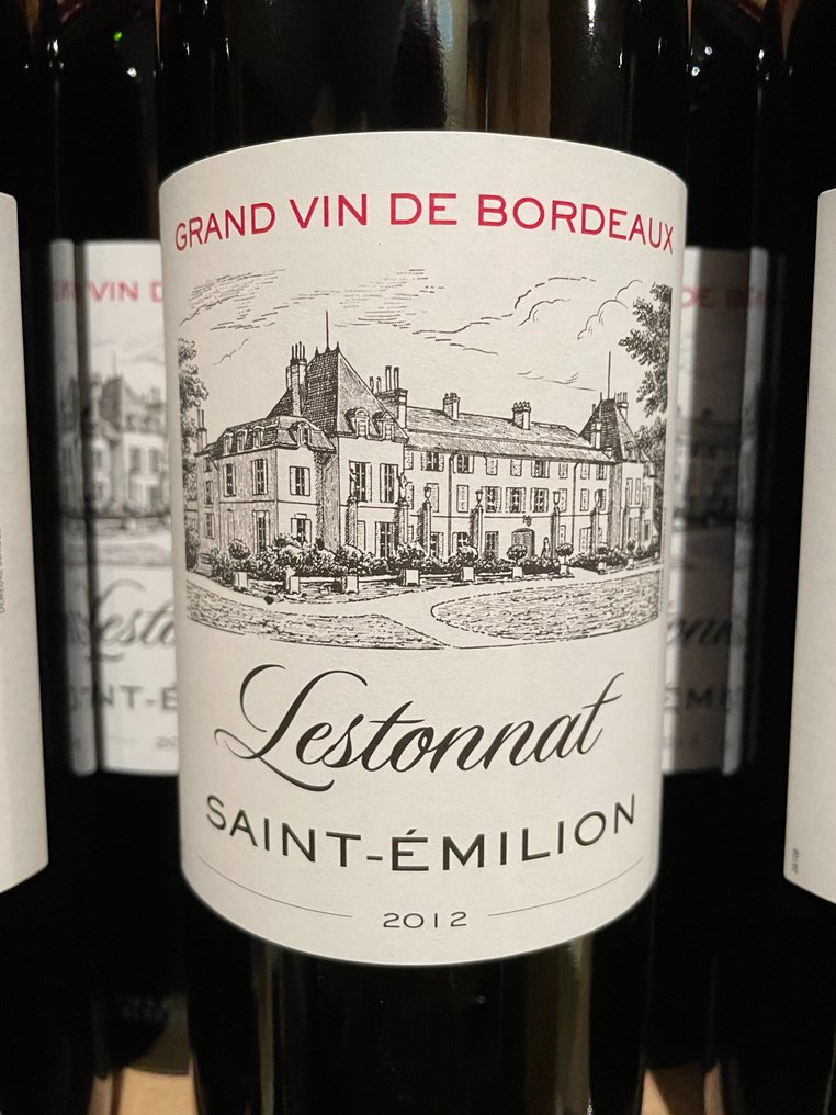 2012 Château Lestonnat - Saint-Émilion - 6 Flaskor (0,75L) #1.0