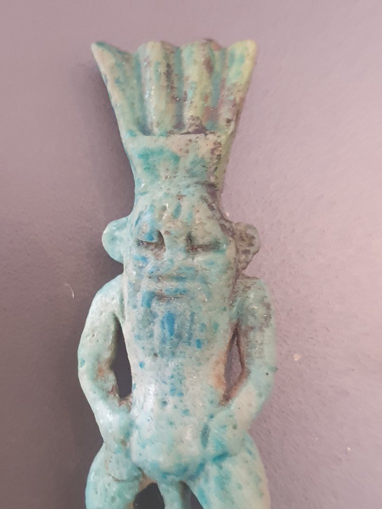 Egiptul Antic Faianță Amulet - 5.5 cm #1.0