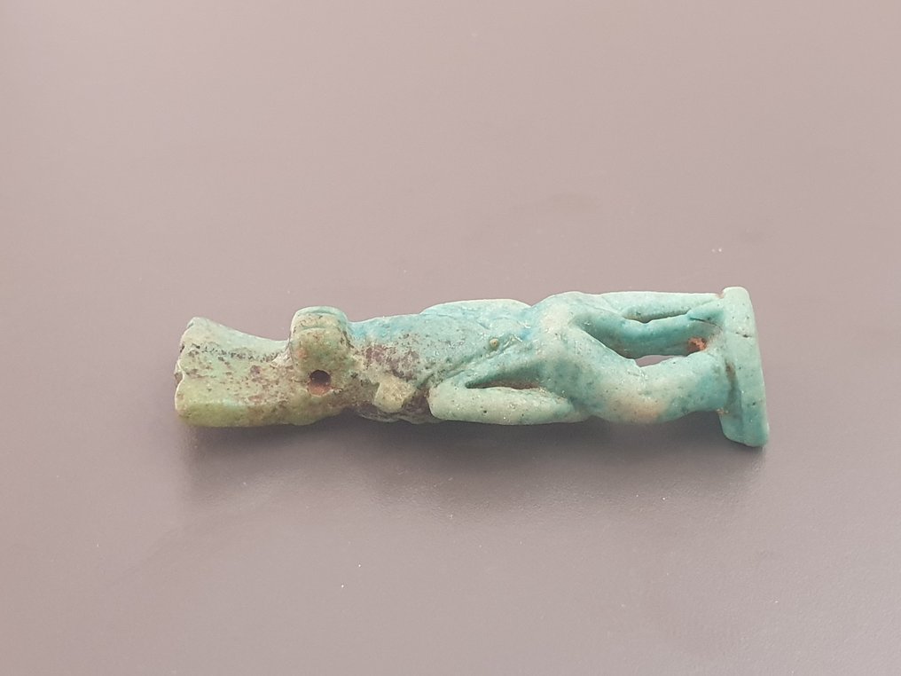 Egiptul Antic Faianță Amulet - 5.5 cm #2.1