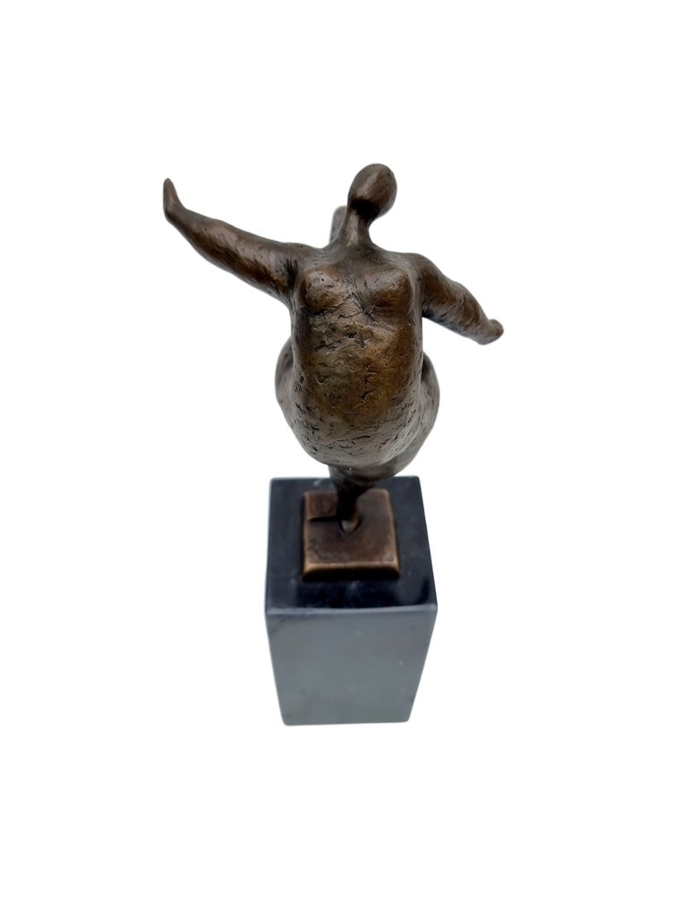 Αγαλματίδιο - Dancing lady - Μπρούντζος, Μάρμαρο #2.1