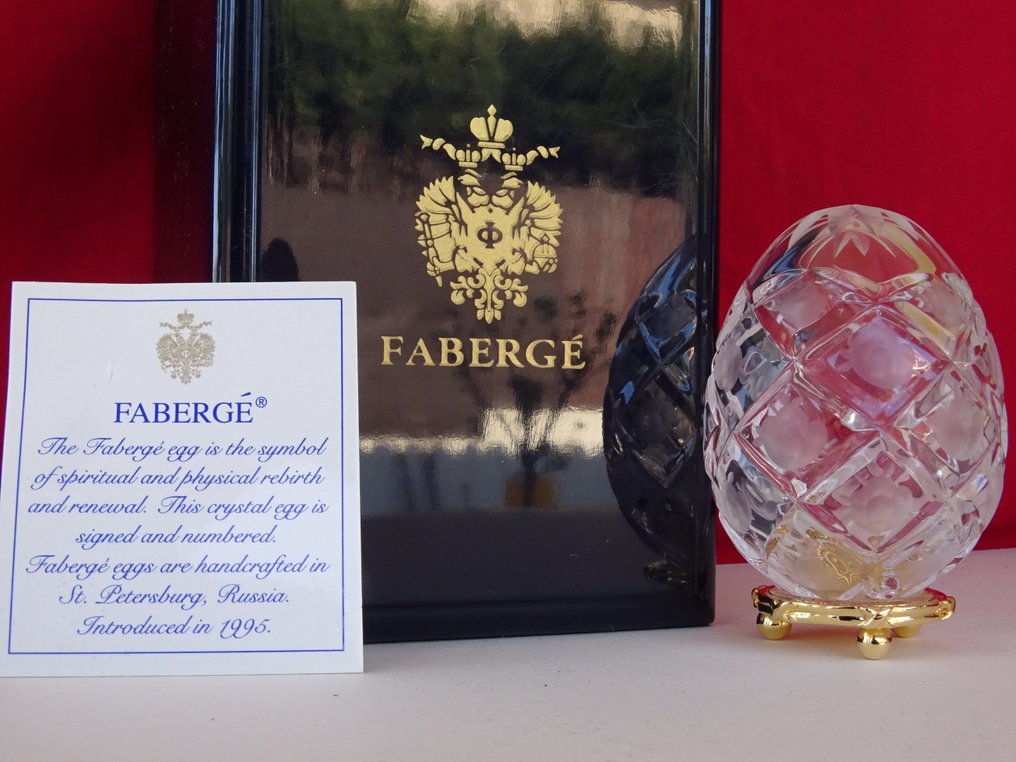 Romanov Coronation - Figur - House of Faberge - Original æske med ørn - 24 karat guld finish #3.2