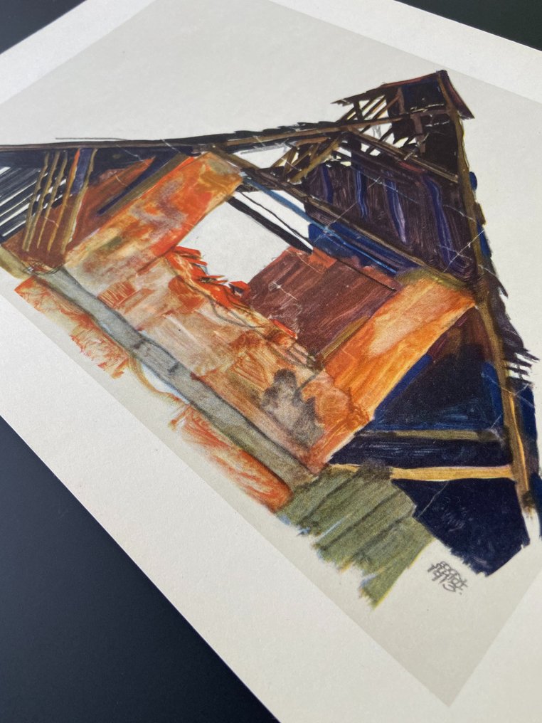 Egon Schiele (1890-1918), (after) - Alter Ziegelschuppen #1.0