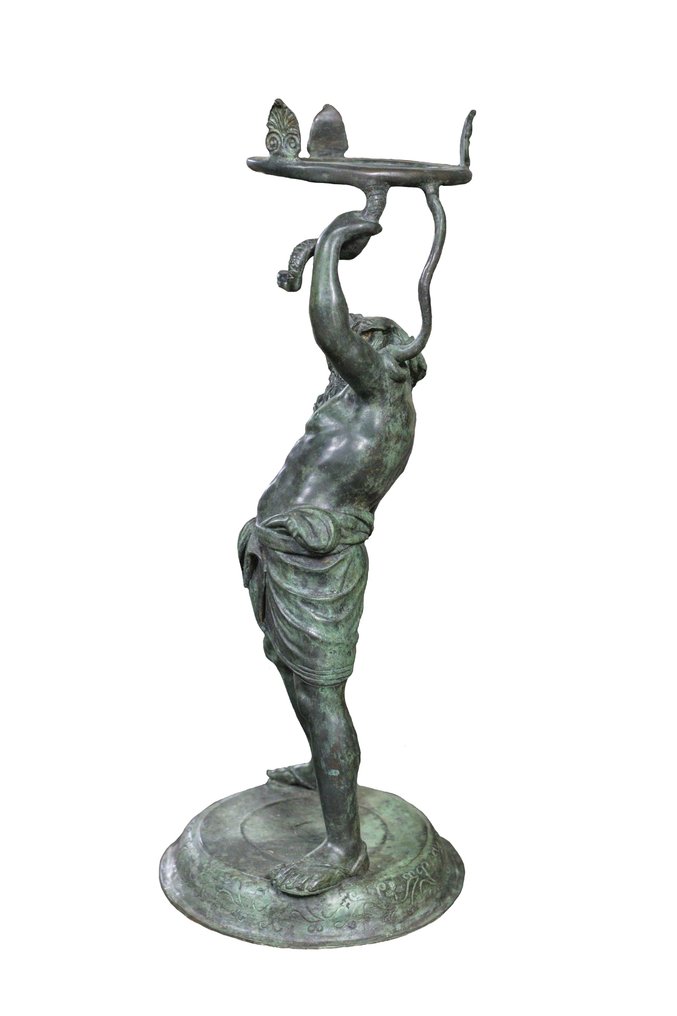 Skulptur, Silenus Pompeianus - 62 cm. - Bronze - Ende des 20. Jahrhunderts #3.2