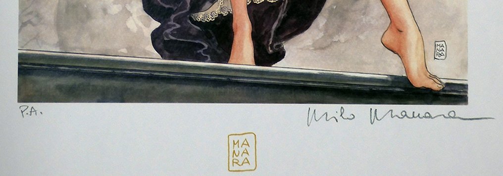 Manara, Milo - 1 Offset Print - Lucrezia Borgia - 2021 #3.2