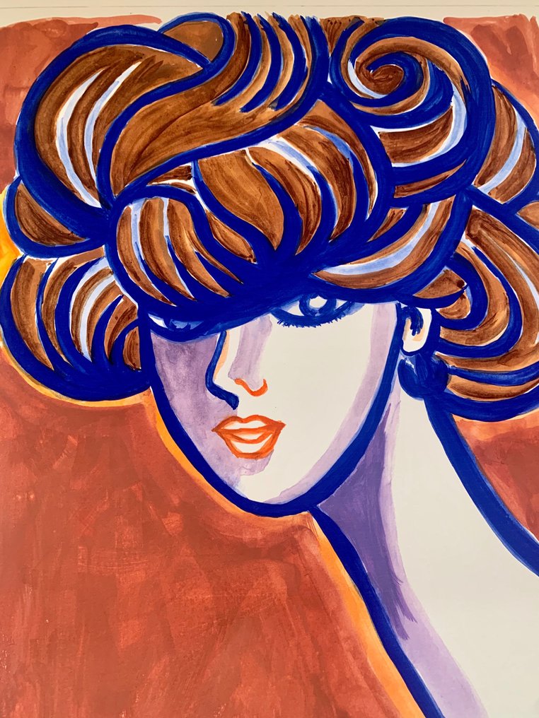 Bernard Villemot - Lithographie originale Contrex #3.2