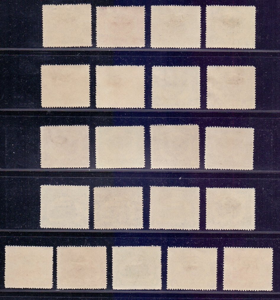 比利时 1915 - 勒阿弗尔-发行，带翼轮和机车 - OBP:COB TR58/78 #1.0