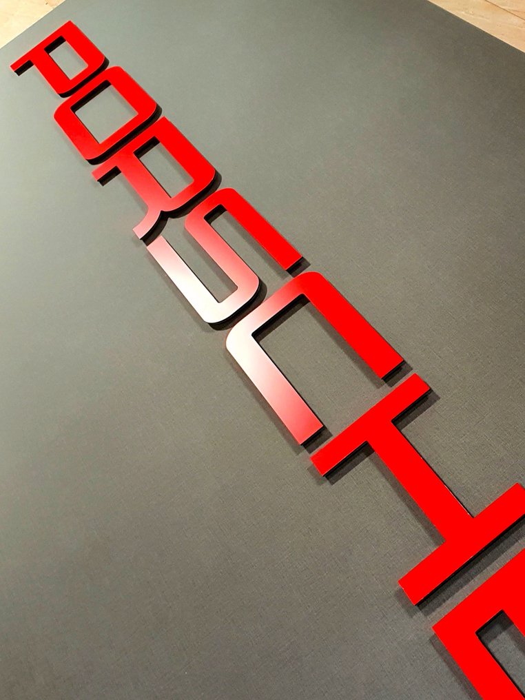 Sign - Porsche - Logo mural qualité professionnelle - aluminium* #2.1