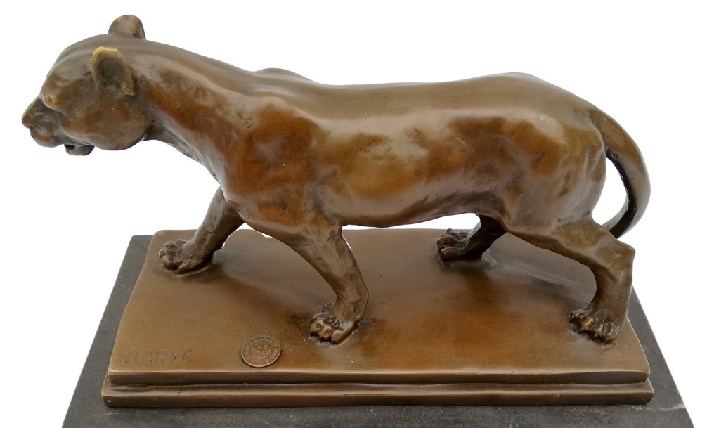 Αγαλματίδιο - Lioness - Μπρούντζος, Μάρμαρο #4.3