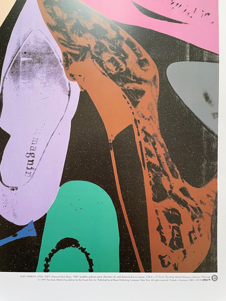 Andy Warhol (after) - Shoes - Offset lithography - TeNeues Licensed print 1990 ** NO RESERVE ** #4.3