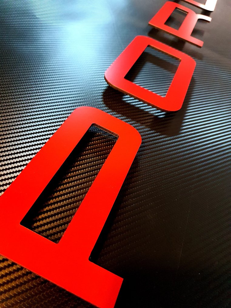 Sign - Porsche - Logo mural qualité professionnelle - aluminium* #1.0