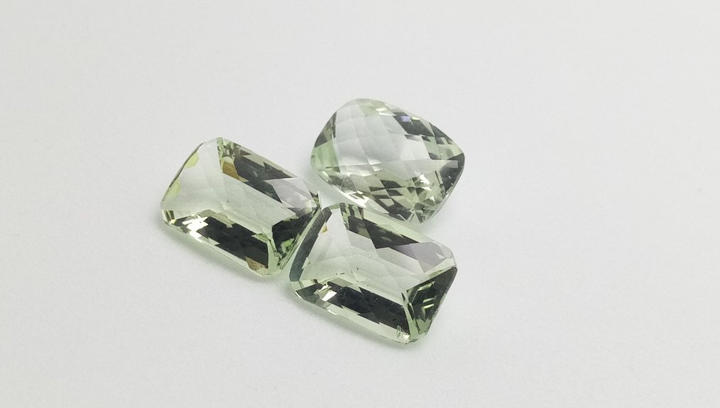 3 pcs Vert Améthyste - 14.42 ct - Instituto Gemólogico Español (IGE) #3.2