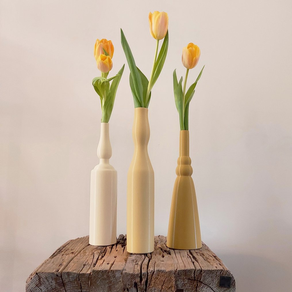Morandi - Homage to Giorgio Morandi - Vase -  set #1 Classic Collection  - Biopolymer #1.1