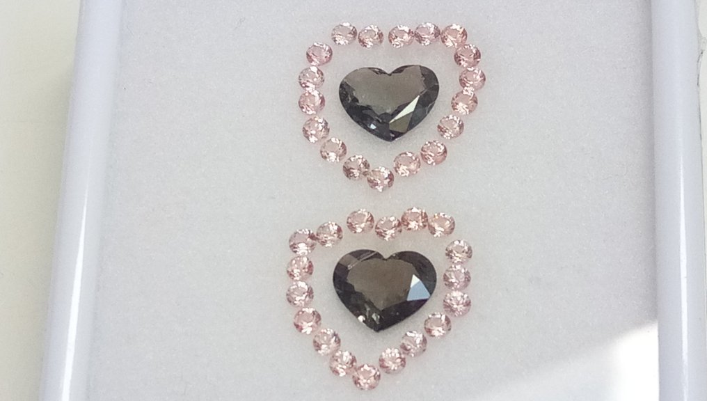 38 pcs  粉色 尖晶石  - 3.83 ct - 西班牙宝石学院（IGE） #1.0